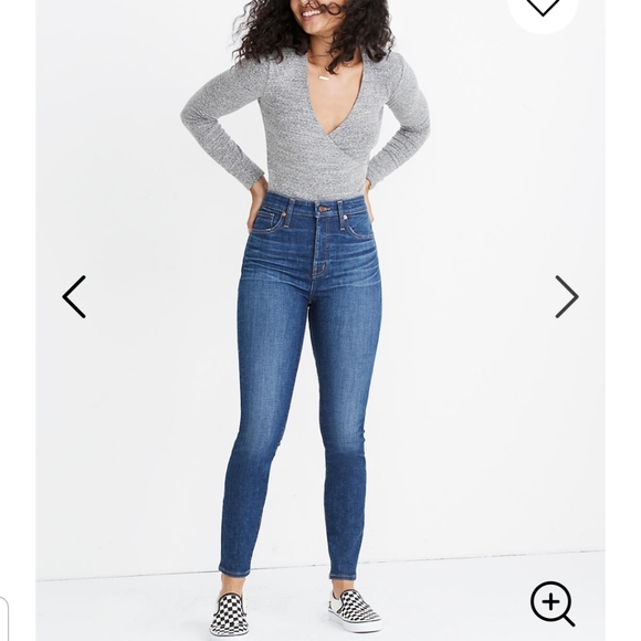 Madewell Denim - Madewell Curvy High-Rise Skinny Jeans in Moreaux